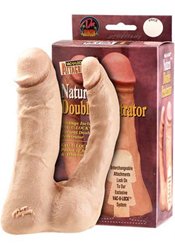 Doc Johnson Vac-U-Lock - Natural Double Penetrator
