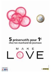 Make love Préservatif à 20 centimes d'euro