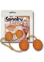 Erotic Entertainment Spooky Love Balls - Citrouille