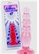 Avis Plug Jelly 5 Anneaux - Anal Delight Pink/Clear Jelly